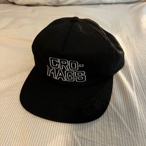 Cro mags SnapBack hat. Like new